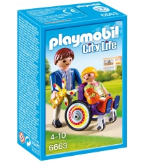 Детская клиника Playmobil Ребенок в коляске 6663pm