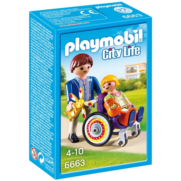Детская клиника Playmobil Ребенок в коляске 6663pm