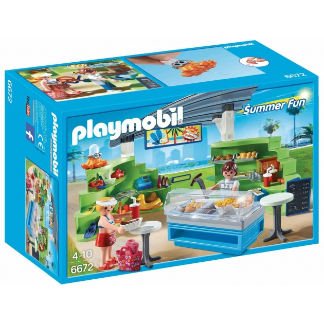 Playmobil Аквапарк Магазин летних товаров с закусочной 6672pm