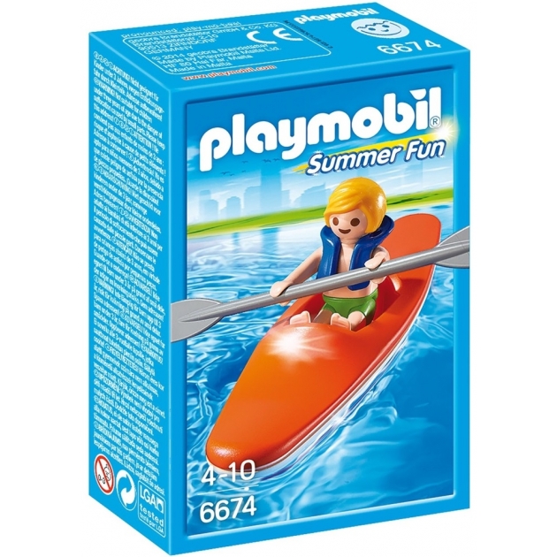 Playmobil Аквапарк Ребенок в каяке 6674pm