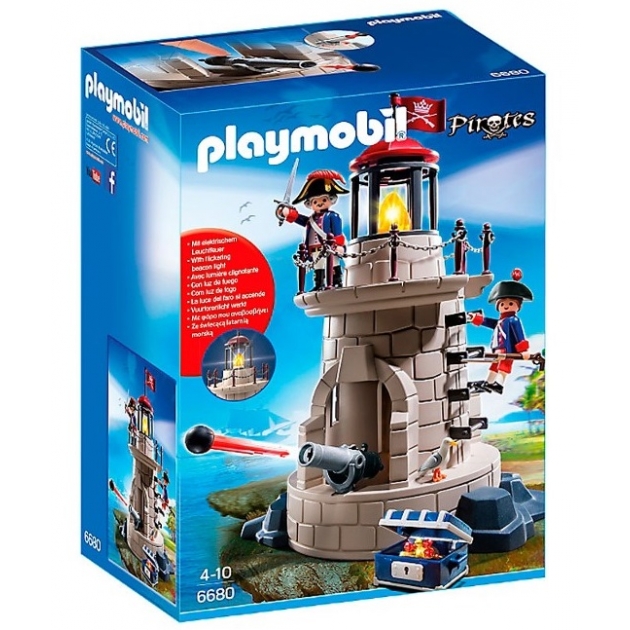 Playmobil Пираты Военная башня с маяком 6680pm