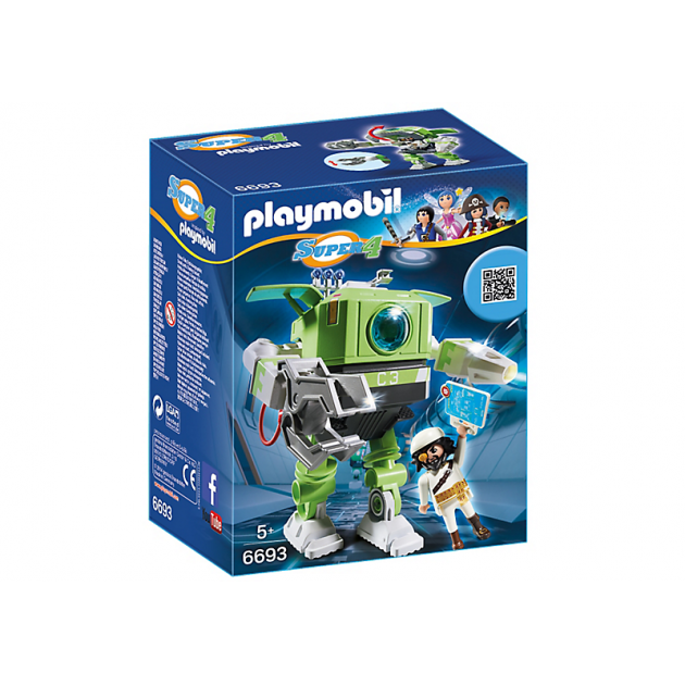 Супер4 Playmobil робот Клеано 6693pm