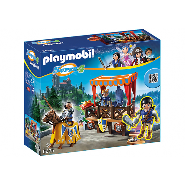 Супер4 Playmobil королевская трибуна с Алексом 6695pm