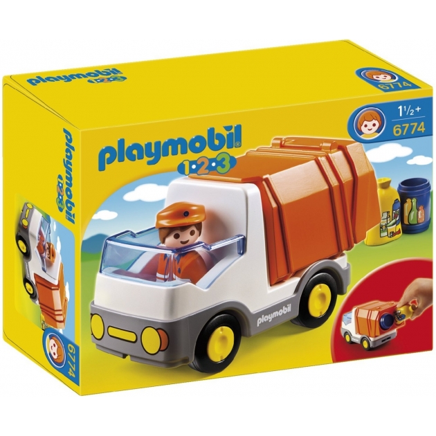 Playmobil 1 2 3 Мусоровоз 6774pm