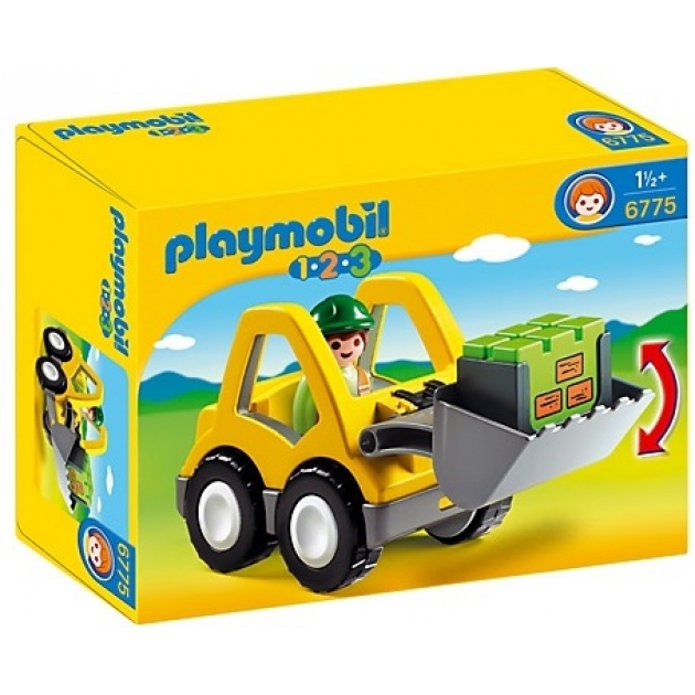 Playmobil 1.2.3.: Экскаватор 6775pm