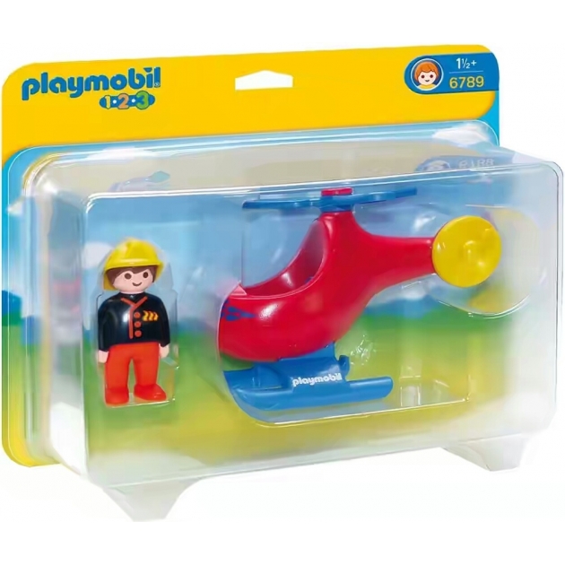 Игровой набор Playmobil Вертолет для пожаротушения 6789pm