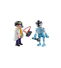 Игровой набор Playmobil Дуо Ученый с роботом 6844pm