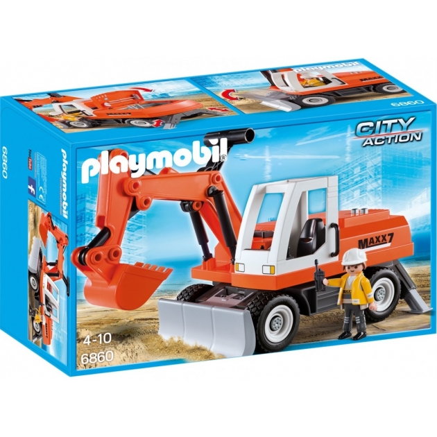 Игровой набор Playmobil Стройка Экскаватор 6860pm