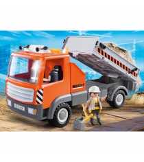 Игровой набор Playmobil Стройка Бортовой грузовик 6861pm...