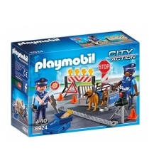 Игровой набор Playmobil Полиция Блокпост полиции 6924pm