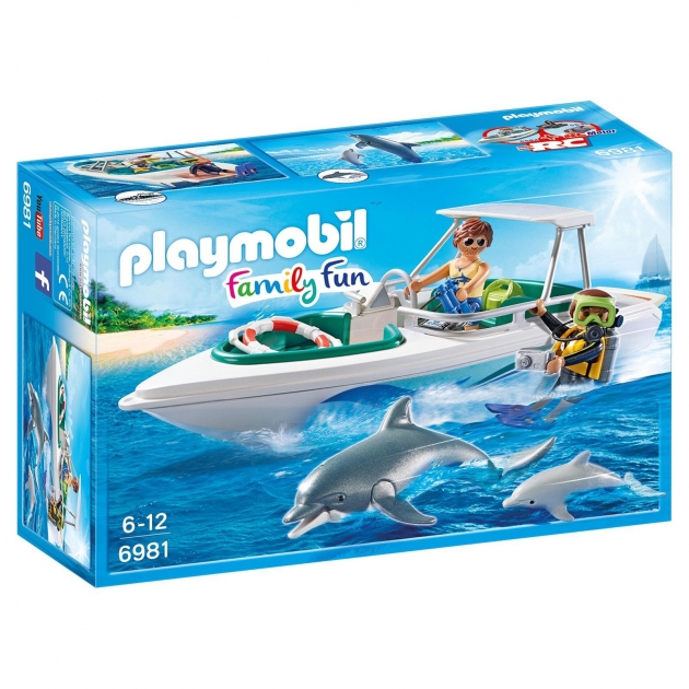 Игровой набор Playmobil Круизный Лайнер Дайвинг с катером 6981pm