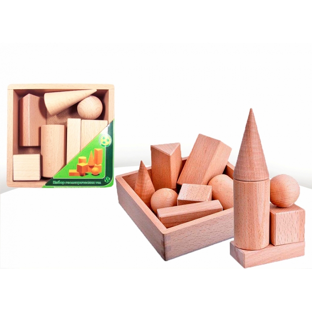 Развивающие кубики Престиж игрушка Геометрические тела К2121
