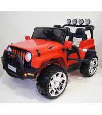 Электромобиль jeep A004A красный