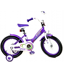 Двухколесный велосипед RVR RiverBike M-12 (от 2 до 4 лет) фиолетовый