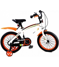 Двухколесный велосипед RVR RiverBike Q-12 (от 2 до 4 лет) оранжевый