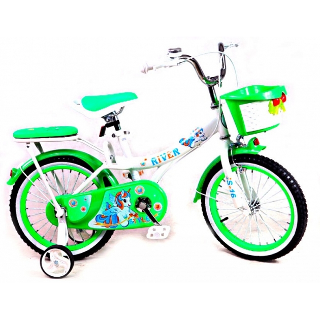 Двухколесный велосипед RVR RiverBike S-12 (от 2 до 4 лет) зеленый