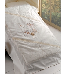 Комплект сменного белья в кроватку 3 предмета Roman Baby Romantica 1017