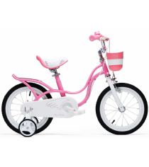 Двухколесный велосипед Royal Baby Little Swan с багажником 3-5 лет RB12-18 Розовый