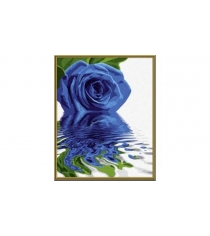 Раскраска по номерам Schipper Синяя роза 9130522