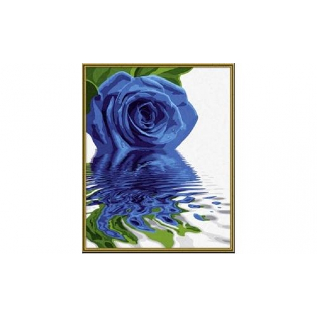 Раскраска по номерам Schipper Синяя роза 9130522