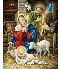 Раскраска по номерам Schipper Рождение Христа 9130402...