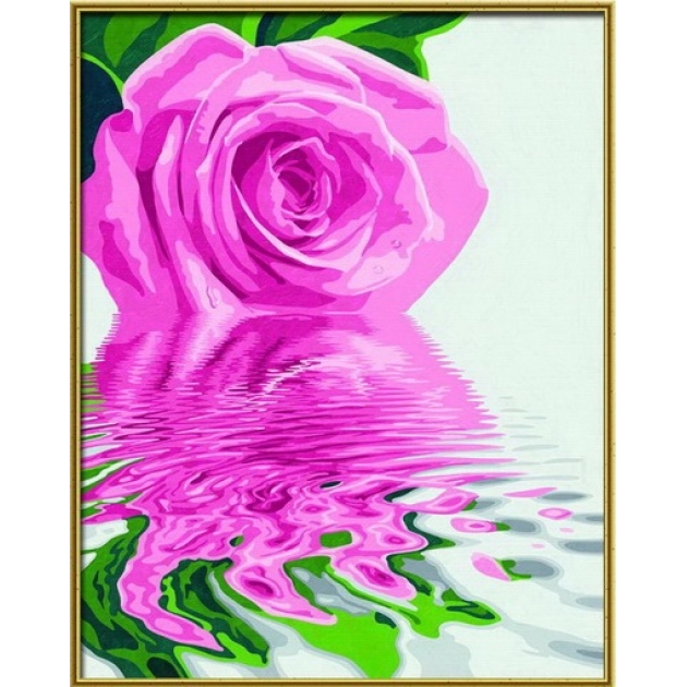 Раскраска по номерам Schipper Розовая роза 9130524