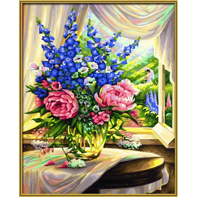 Раскраска по номерам Schipper Цветы на столе 9130601