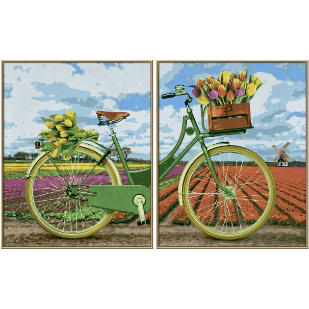 Раскраска по номерам Schipper Диптрих Голландский велосипед 9420692