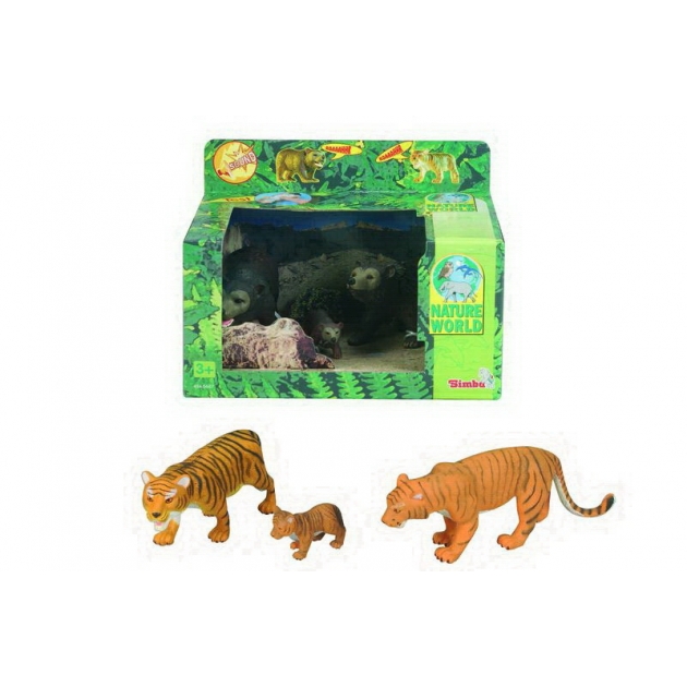 Игровой набор Simba Семейство тигров медведей 4345637