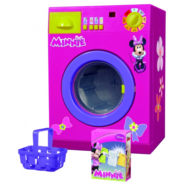 Стиральная машина Simba Minnie Mouse игрушечная функциональная с водой 4765150