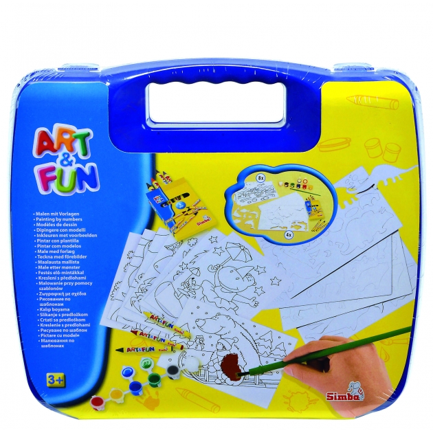 Набор для творчества Simba Art Fun в синем чемоданчике 6330639
