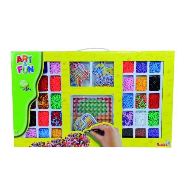 Термо мозаика Simba Art Fun набор с 6000 бусинок 6377467