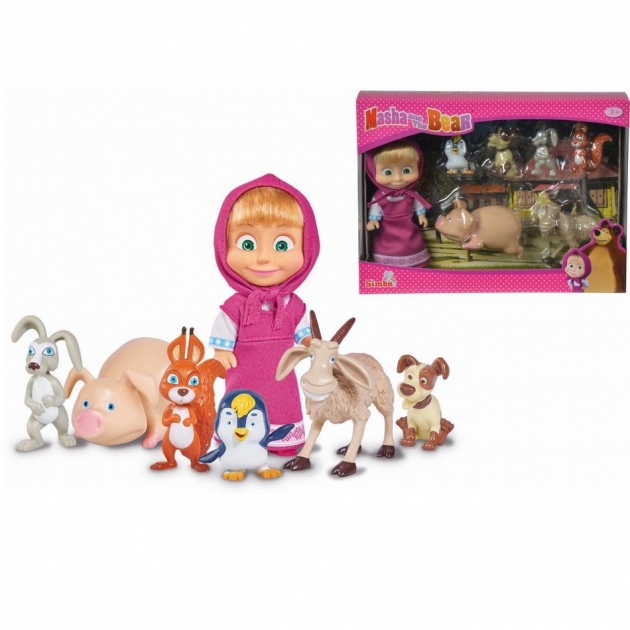 Кукла Маша с друзьями животными 9301020