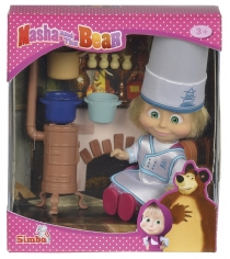 Кукла Simba Маша в одежде повара с аксессуарами 9301987