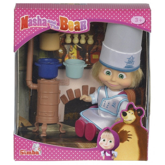 Кукла Simba Маша в одежде повара с аксессуарами 9301987