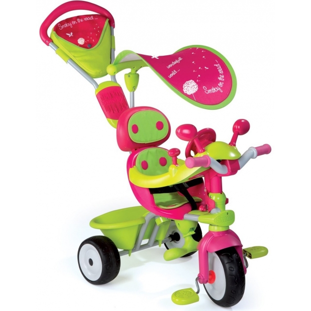 Трехколесный детский велосипед Smoby Baby driver confort Fille 434118