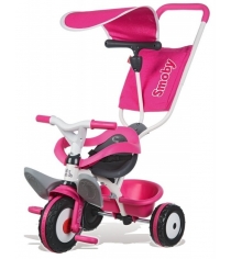 Трехколесный детский велосипед Smoby Baby Balade Pink 444207...
