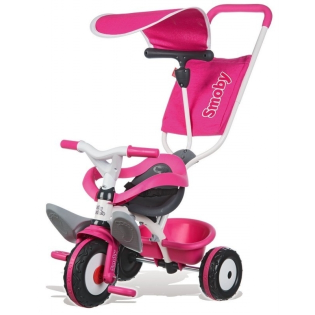 Трехколесный детский велосипед Smoby Baby Balade Pink 444207