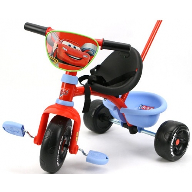 Трехколесный детский велосипед Smoby Cars 444241
