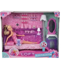 Кукла Simba Штеффи в спальной комнате и аксессуары 5730411