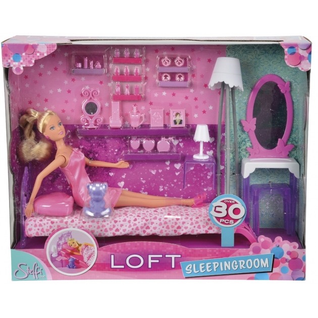 Кукла Simba Штеффи в спальной комнате и аксессуары 5730411