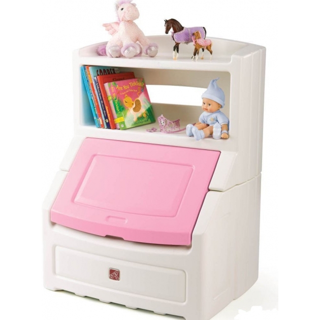 Ящик комод для игрушек Step 2 с розовой крышкой 885000