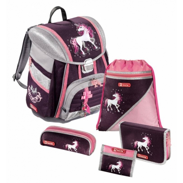 Ранец Touch Unicorn полиэстер фиолетовый/розовый Step By Step