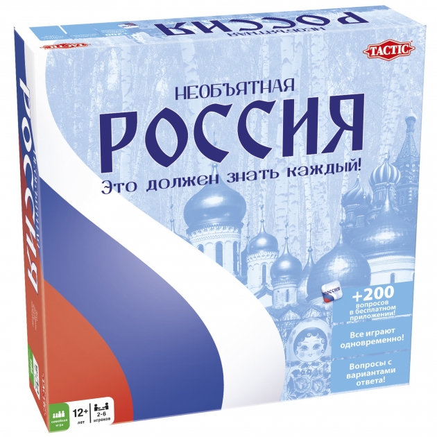 Настольная игра необъятная россия Tactic Games 53784