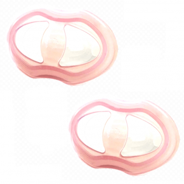 Прорезыватели для передних зубов первая стадия с гелем розовые 2 шт Tommee tippee 43645042-1