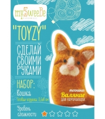Набор для валяния Toyzy Кошка начальный TZ-F008