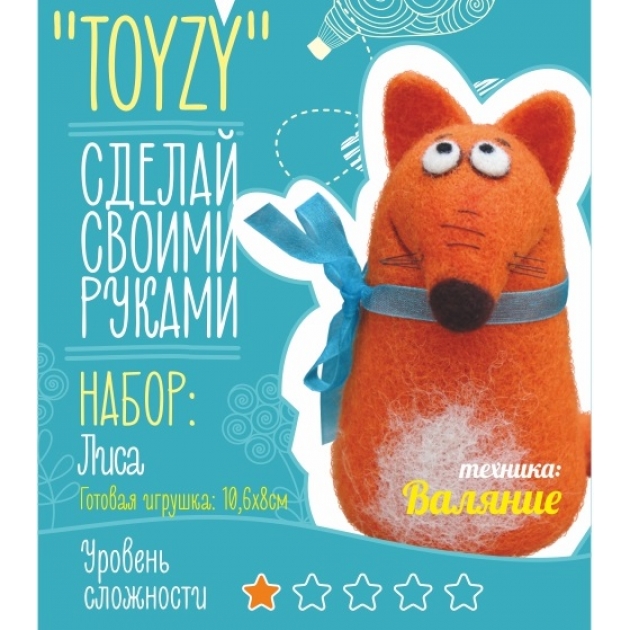 Набор для валяния Toyzy Лиса начальный TZ-F016