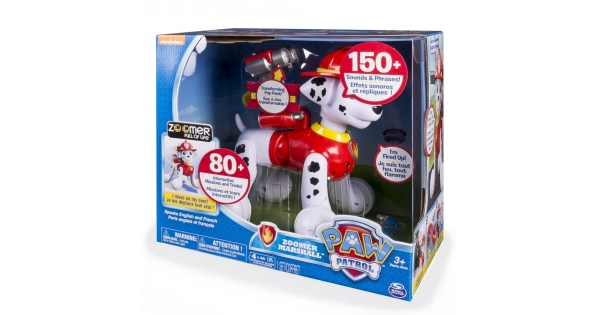 Zoomer marshall store interactivo paw patrol