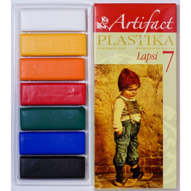 Полимерная глина Artifact lapsi 7 классических цветов 7107-8
