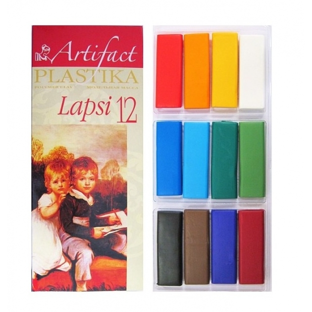 Полимерная глина Artifact lapsi 12 классических цветов 7112-8